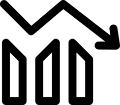 Decresing Chart Laser Cut Svg File, Free Vectors File